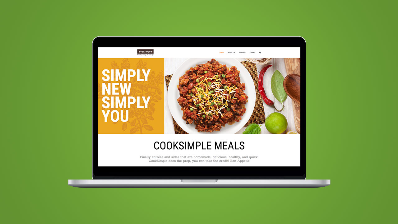 Cooksimple Website revamp